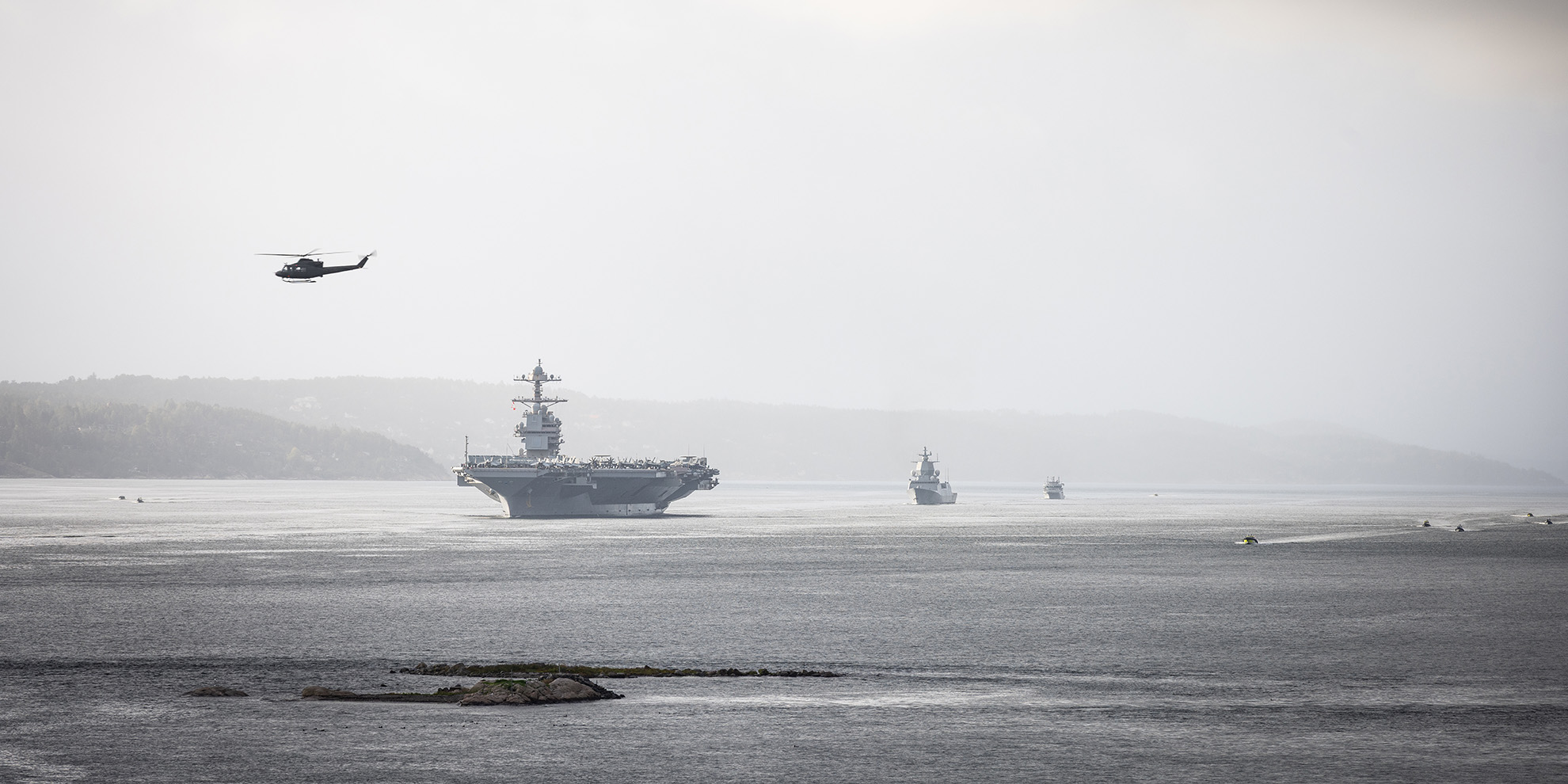 USS Gerald R. Ford besøker Oslo