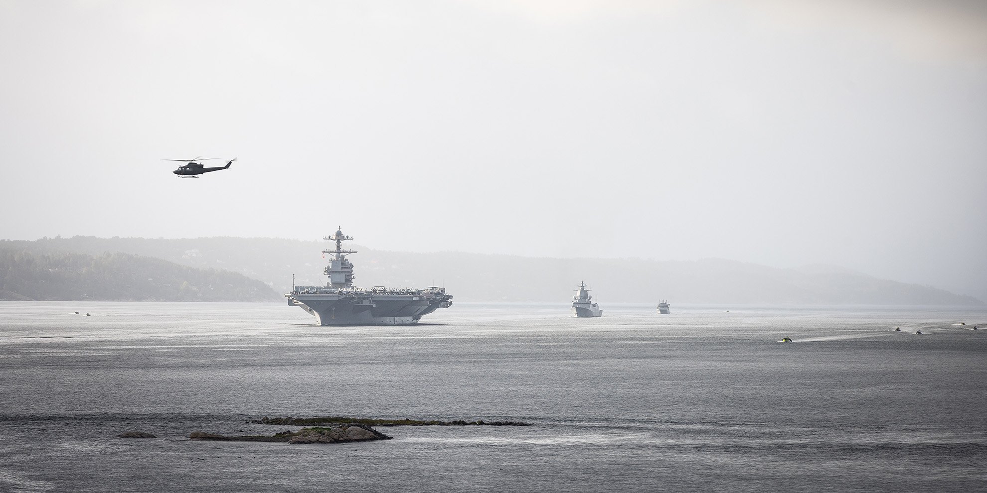 USS Gerald R. Ford besøker Oslo